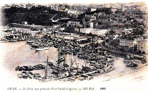 ORAN - PORT - VUE DU FORT SAINT-GREGOIRE - 1902